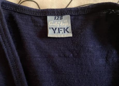 Svetrík - kartigán krátky rukáv y.f.k v. 128, 128