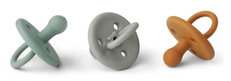 Liewood silikónový cumlík blue multi mix 3ks, 6-36,