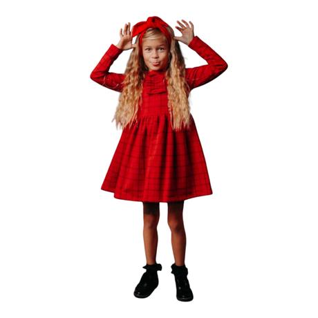 Dievčenské kárované šaty jarinka, 98 / 104 / 110 / 116 / 122