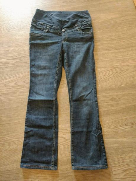 Tehotenské riflové nohavice, c&a,36