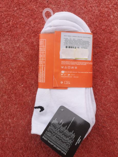 Nike pánske ponožky 3 páry veľkosť 42-46, nike,42 / 44 / 46