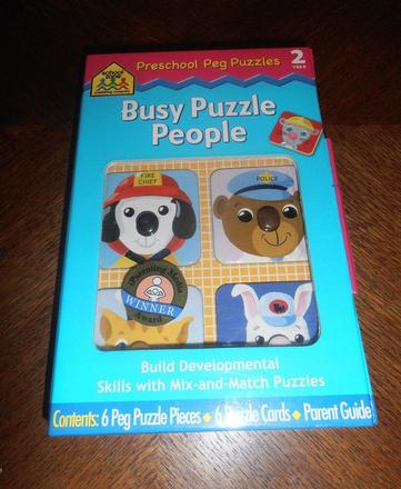 Magnetická vkladačka busy people, 