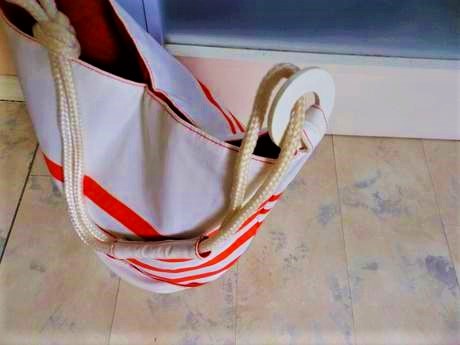 Veľký plážový vak,