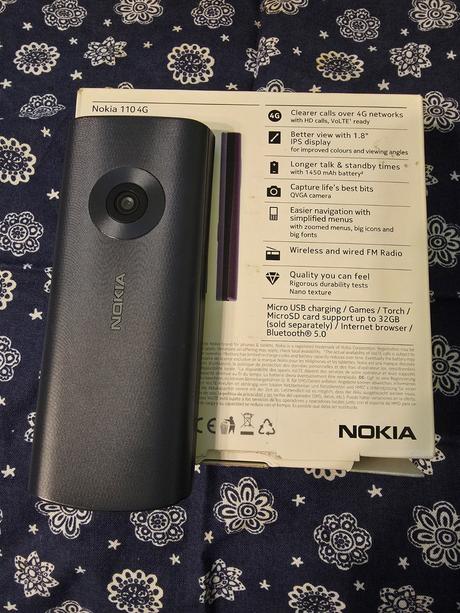 Nokia 110 4g 2023 model dual sim modra, nokia