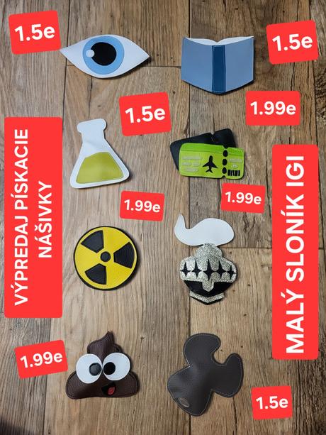 Piskacie nášivky na tričko,