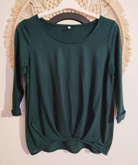 Tmavozelený top hailys, s