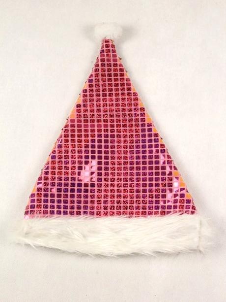 Ružová vianočná čiapka veľ. uni,