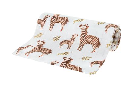 Bocioland  bambusová plienka 75x75cm zebra, 