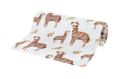 Bocioland  bambusová plienka 75x75cm zebra, 