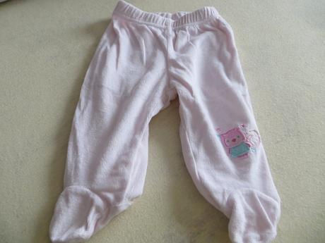 Ružové dupačkové tepláčiky, f&f,62