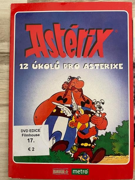 Krásne rozprávky asterix 5 dvd cena za kus,