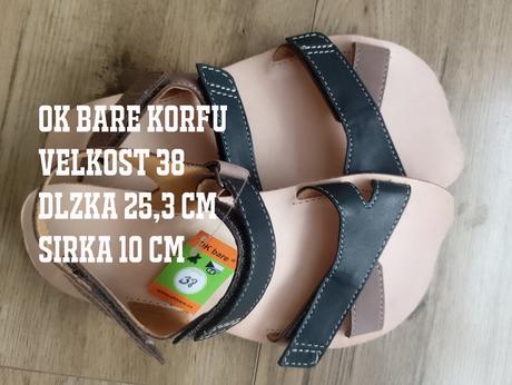 Sandále barefoot, 38
