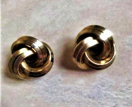 Náušnice uzly /klipsne, 