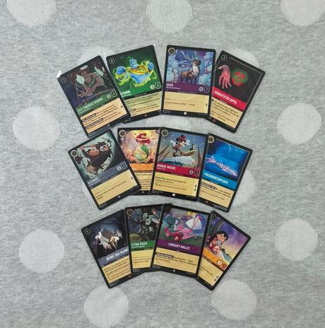 Lorcana disney nemecké karty,