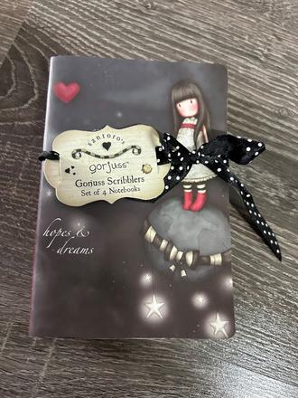 Santoro gorjuss set 4 denníkov,