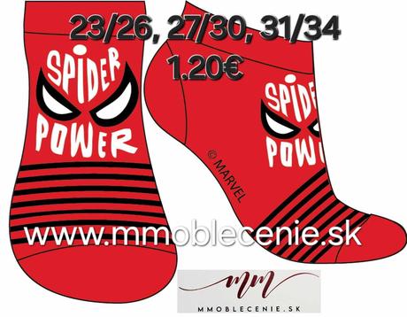 Ponožky spiderman, disney,23 - 34