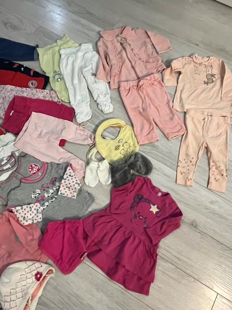 Mix oblečenia dievča 62-68, 50–62