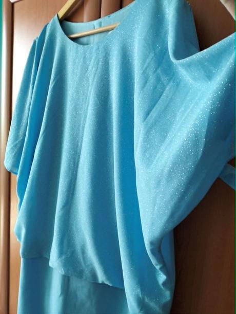 Belasé elegantné šaty, v. xl/xxl, č.46, 46
