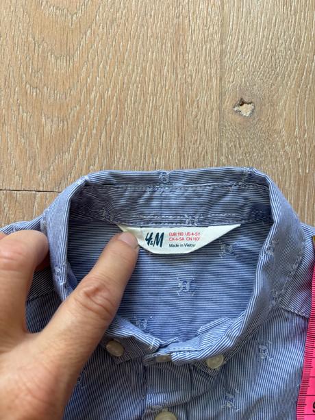 Košeľa h&m veľ. 110, h&m,110