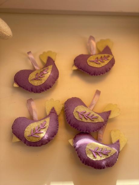 Handmade ozdoby 5ks, 