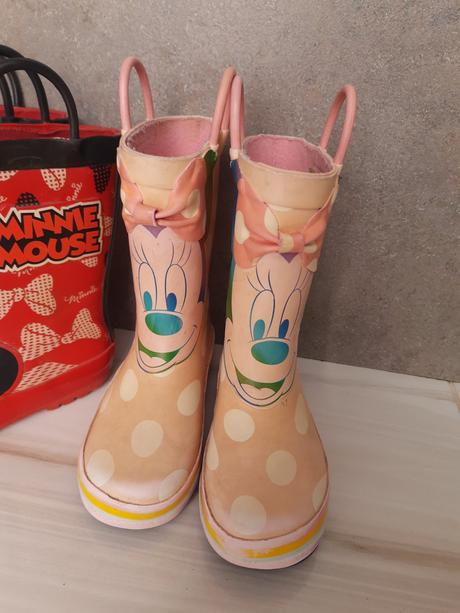 2x detské gumáky minnie 25, 25