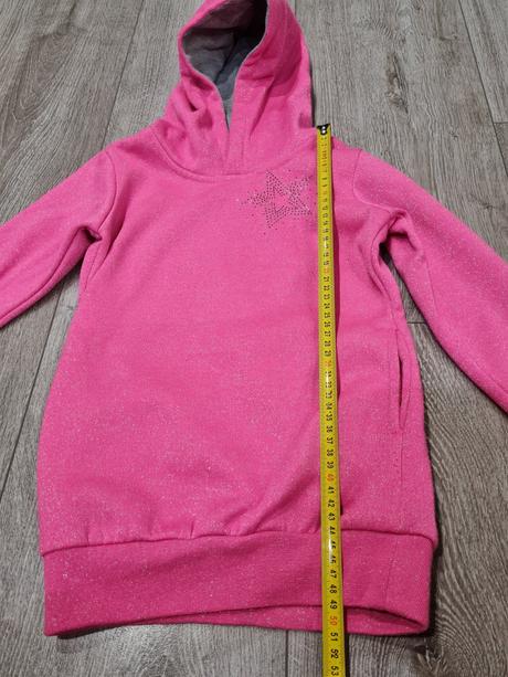 Predĺžená teplá mikina, lewro,128