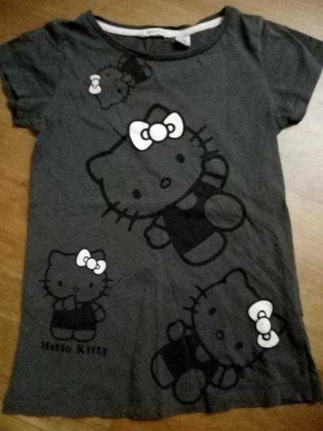 Tričko hello kitty, h&m,134