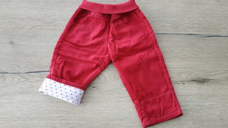 Dievčenské menčestrové nohavice, lupilu,68