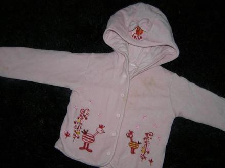 Ružový prechodný kabátik, mothercare,68