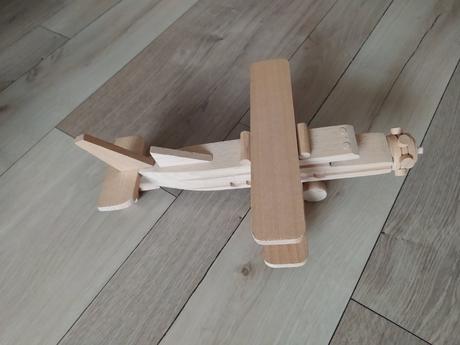 Drevené lietadlo-dvojplošník, 