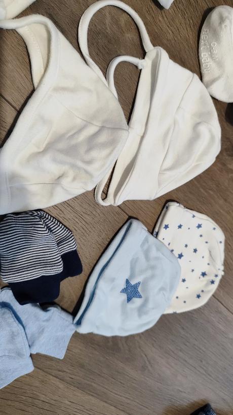 Novorodenecke ciapocky, rukavicky, ponozky, 50–62