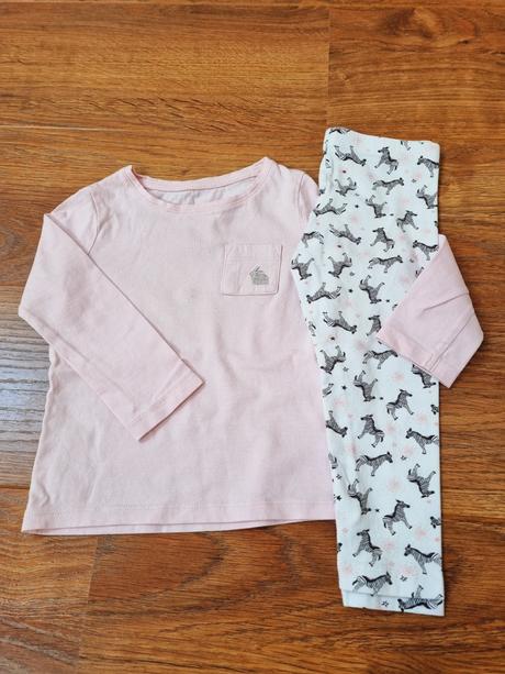 B1433 pyžamko, ružové, lupilu,86