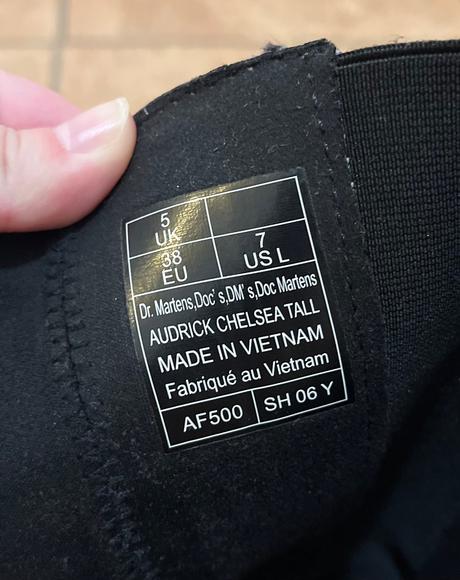 Dr. martens audrick chelsea tall čižmy, 38