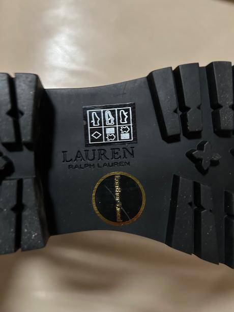 Kožené členkove topánky ralph lauren, ralph lauren,37