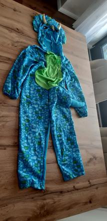 Kostym na karneval dino triceratops,