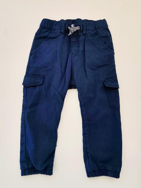 Frajerské  kapsačové nohavice, h&m,92