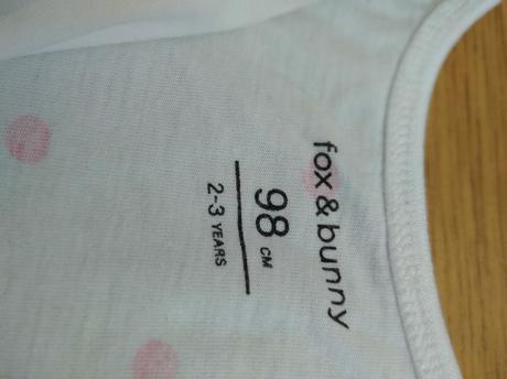 Pyžamká pre dievčatko, fox & bunny,98