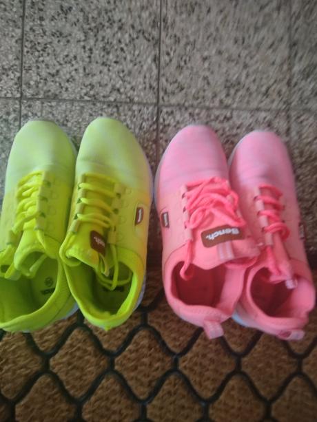 Dámske tenisky ľahké neon, 38