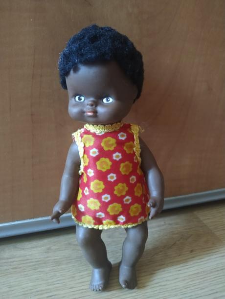 Černoška - retro bábika,