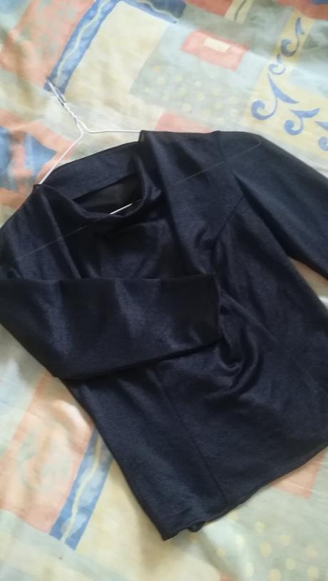 Priesvitný top s 3/4 rukávom, xs