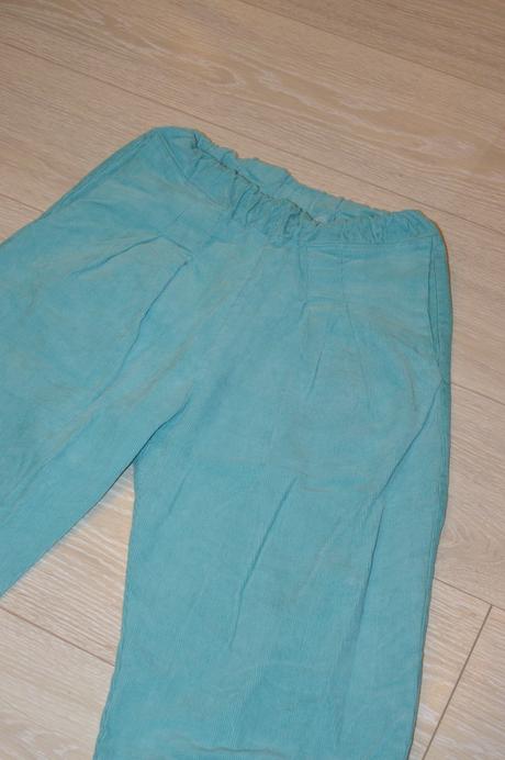 Jarné/jesenné menčestrové nohavice, 158