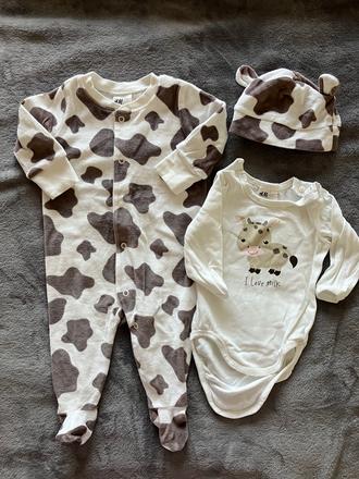 Set dupacky, body a ciapka, h&m,62