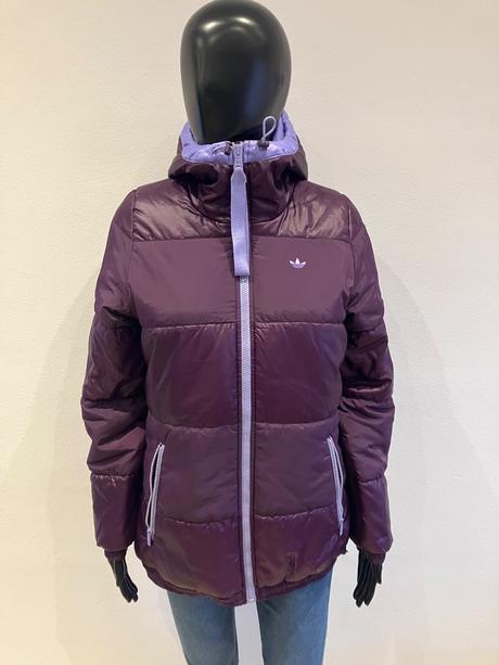 Dámska šušťáková vetrovka fialová adidas (34), adidas,xs