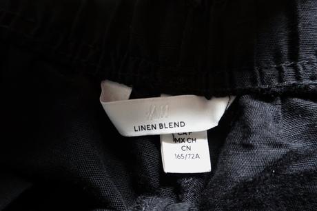 Ľanové kraťasky h&m, h&m,s