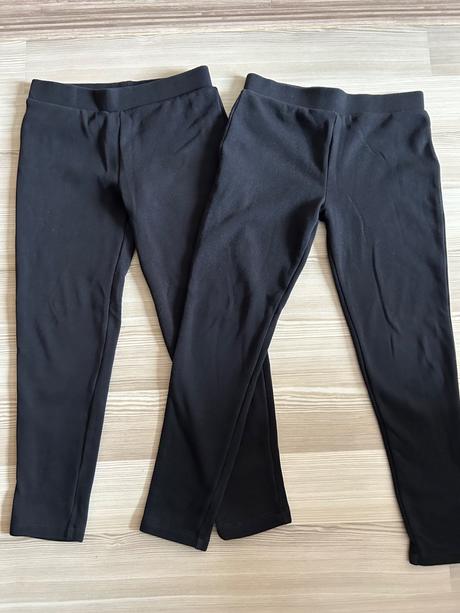 2-pack oteplene leginy, primark,128