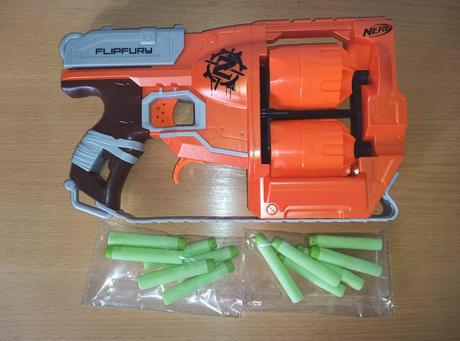 Hračkárska pištoľ nerf flipfury,