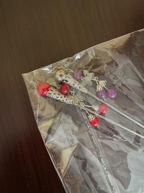 Čínske/japonské ihlice spony do vlasov motýľ, 