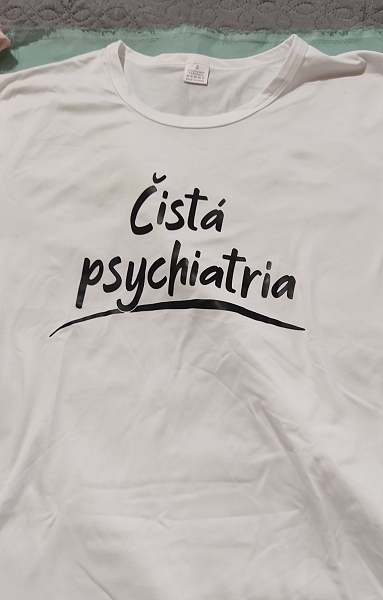 Tričko čistá psychiatria, s