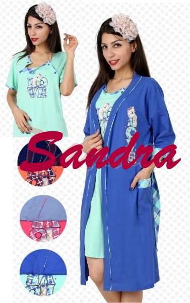 Tehotenská súpravička župan a nočná košeľa, vienetta secret,l / m / s / xl