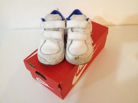 Celokozene biele tenisky nike v. 26, nike,26